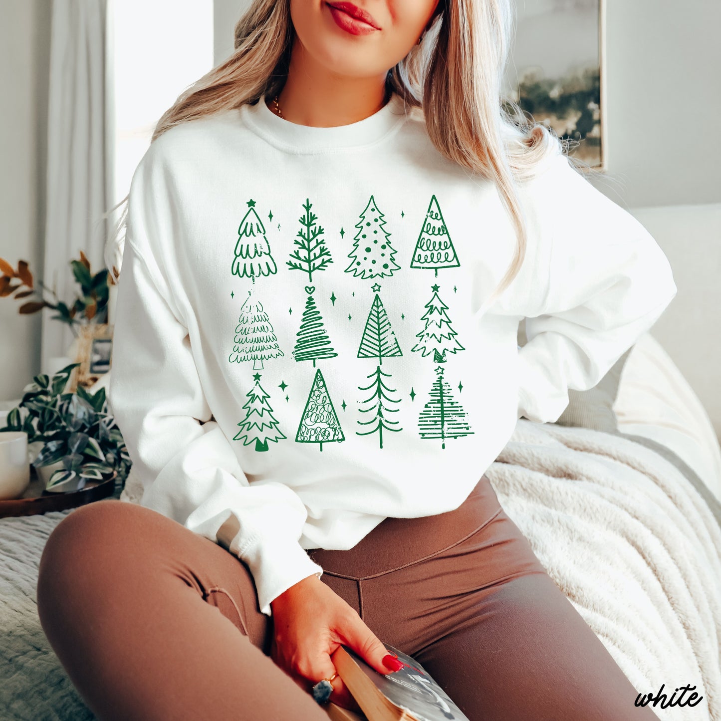 Cute Trees Sweatshirt *5 Colors (S-3X)