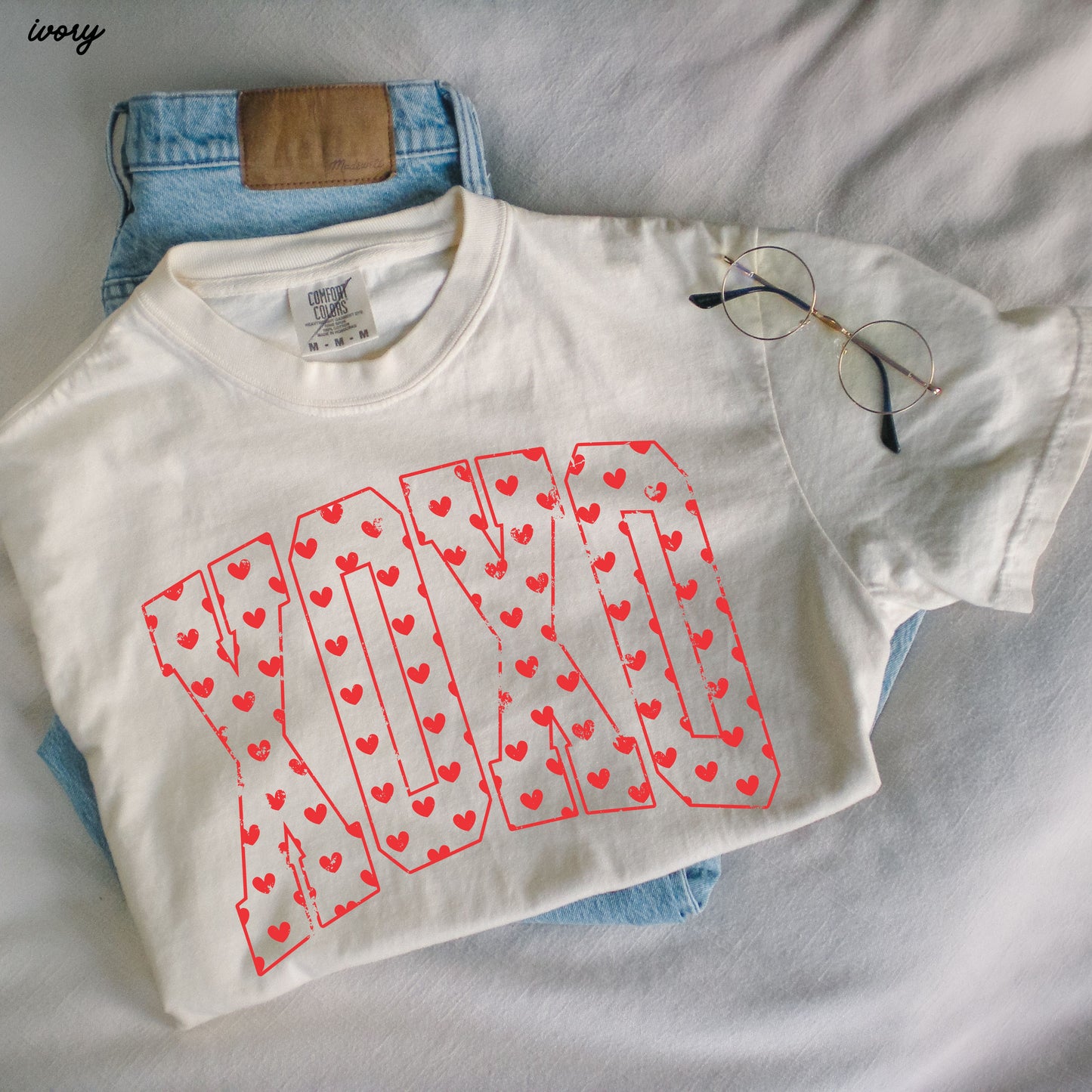 XOXO Hearts Tee *10 Colors (S-3X)