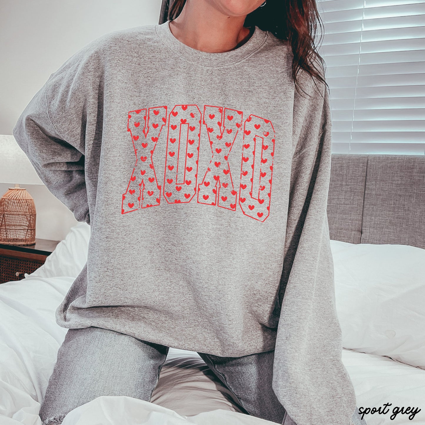 XOXO Hearts Sweatshirt *8 Colors (S-3X)