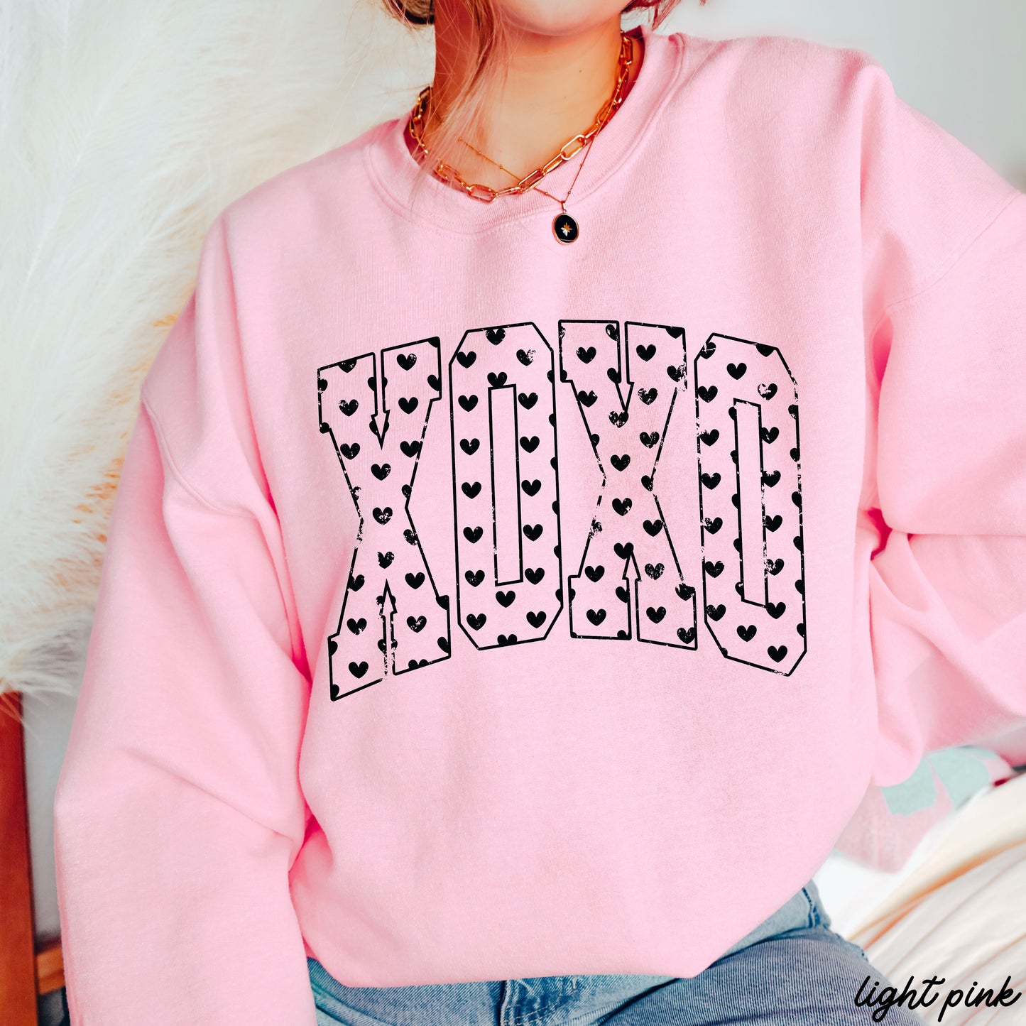 XOXO Hearts Sweatshirt *8 Colors (S-3X)