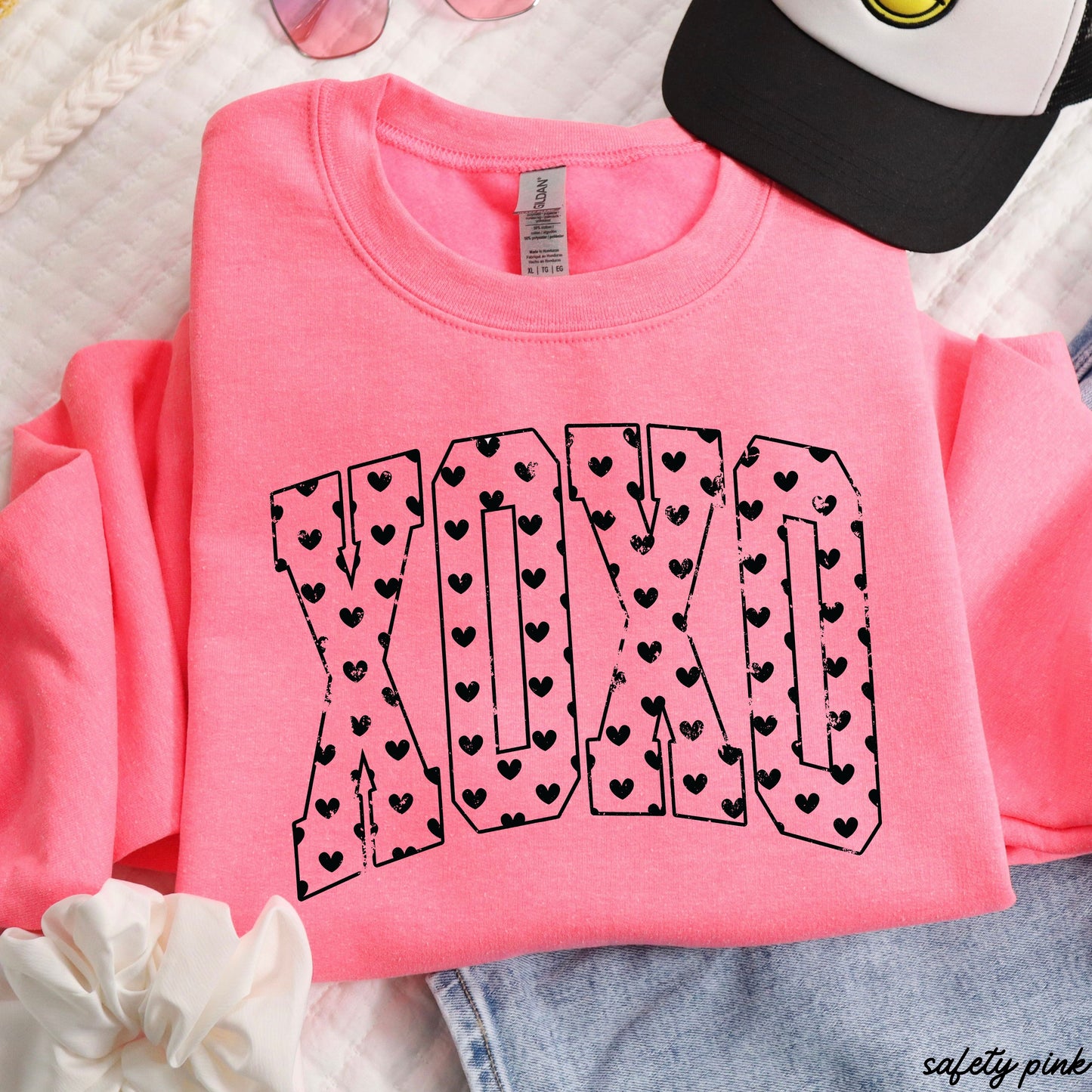 XOXO Hearts Sweatshirt *8 Colors (S-3X)