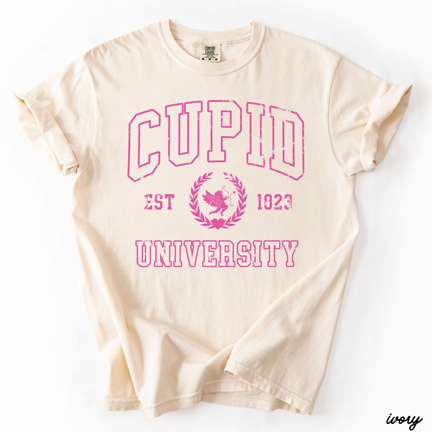 Cupid University Tee *10 Colors (S-3X)