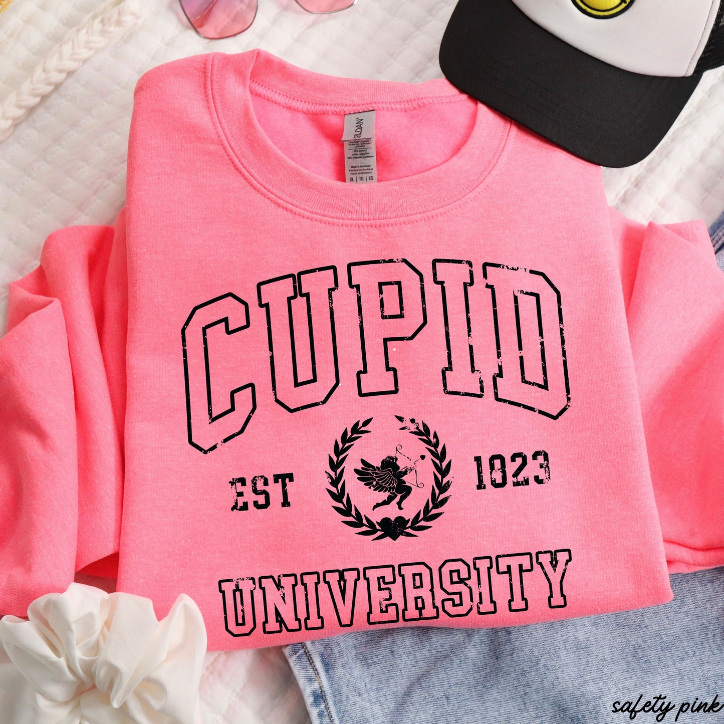 Cupid University Sweatshirt *8 Colors (S-3X)