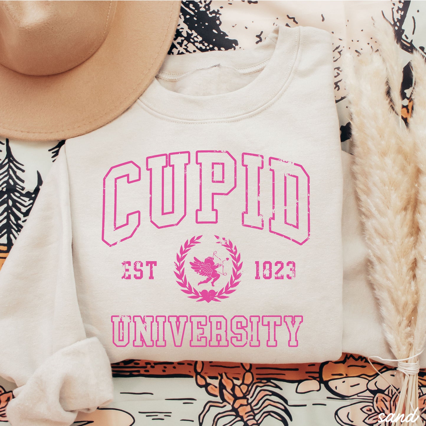 Cupid University Sweatshirt *8 Colors (S-3X)