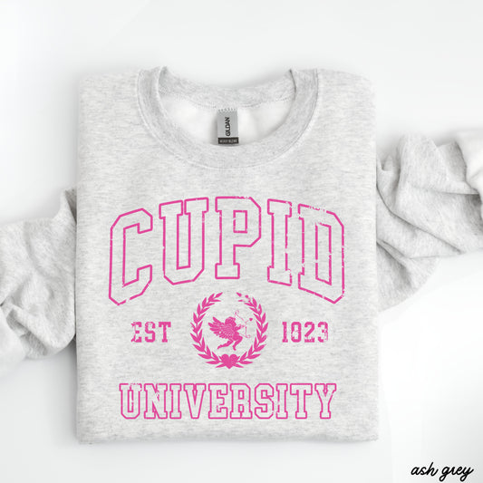 Cupid University Sweatshirt *8 Colors (S-3X)