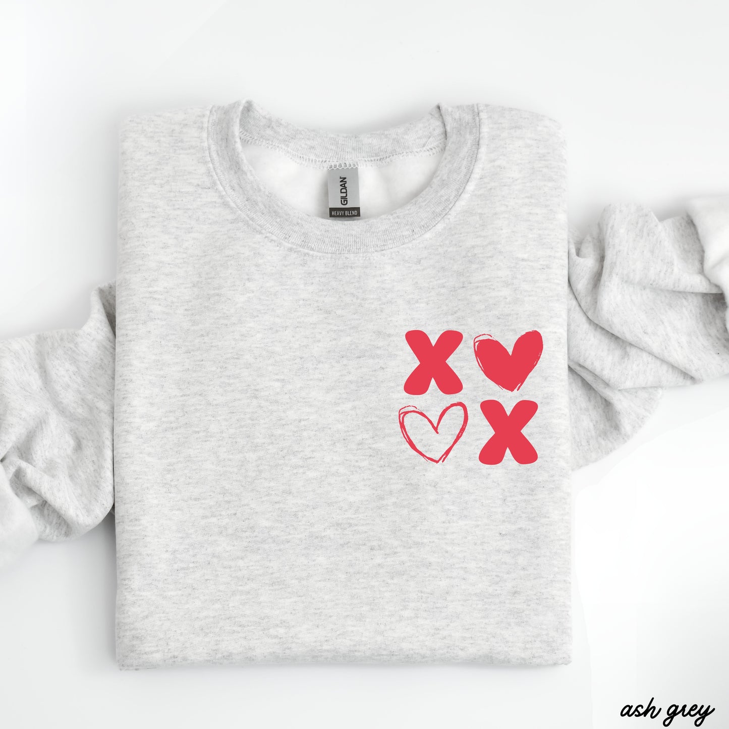 Pocket XOXO Sweatshirt *8 Colors (S-3X)