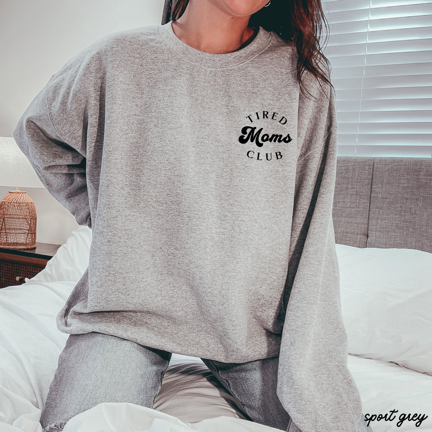 Pocket Tired Moms Club Sweatshirt *9 Colors (S-3X)