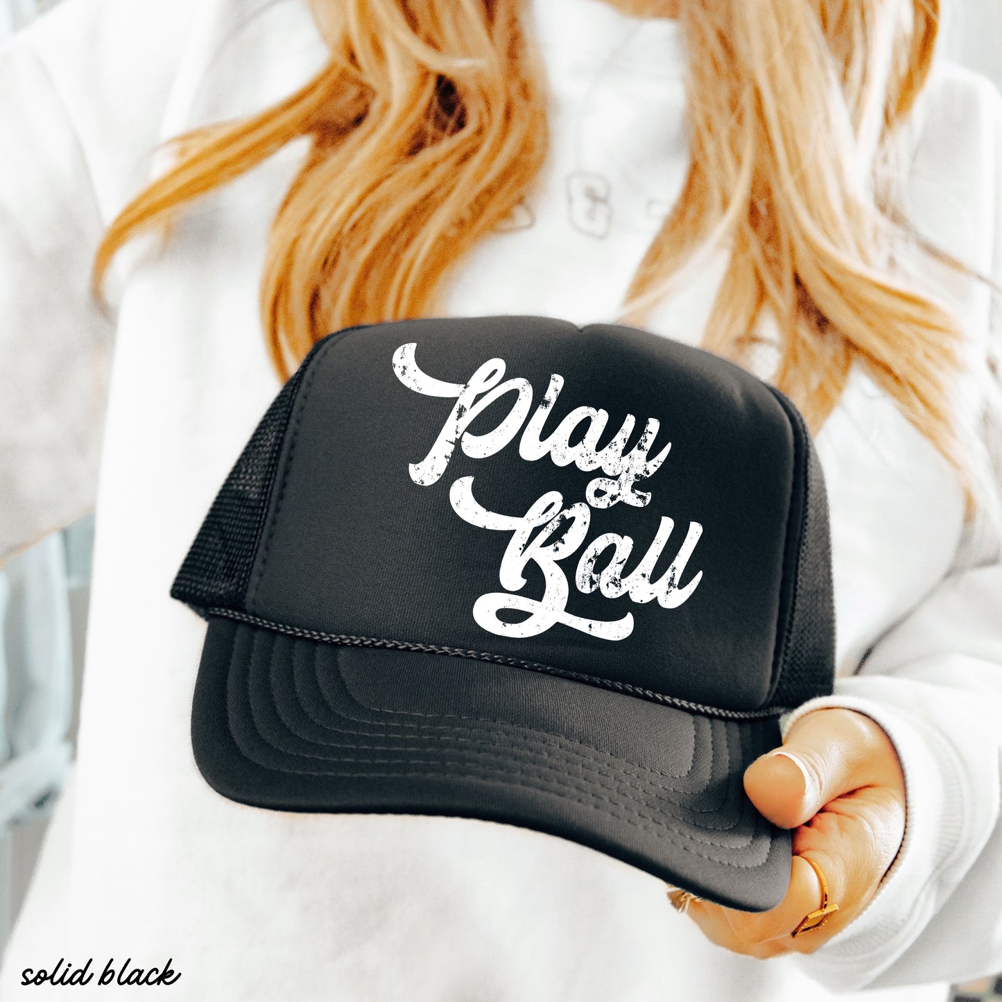 Play Ball Trucker Hat *12 Colors