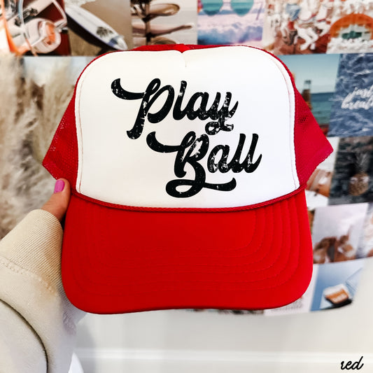 Play Ball Trucker Hat *12 Colors