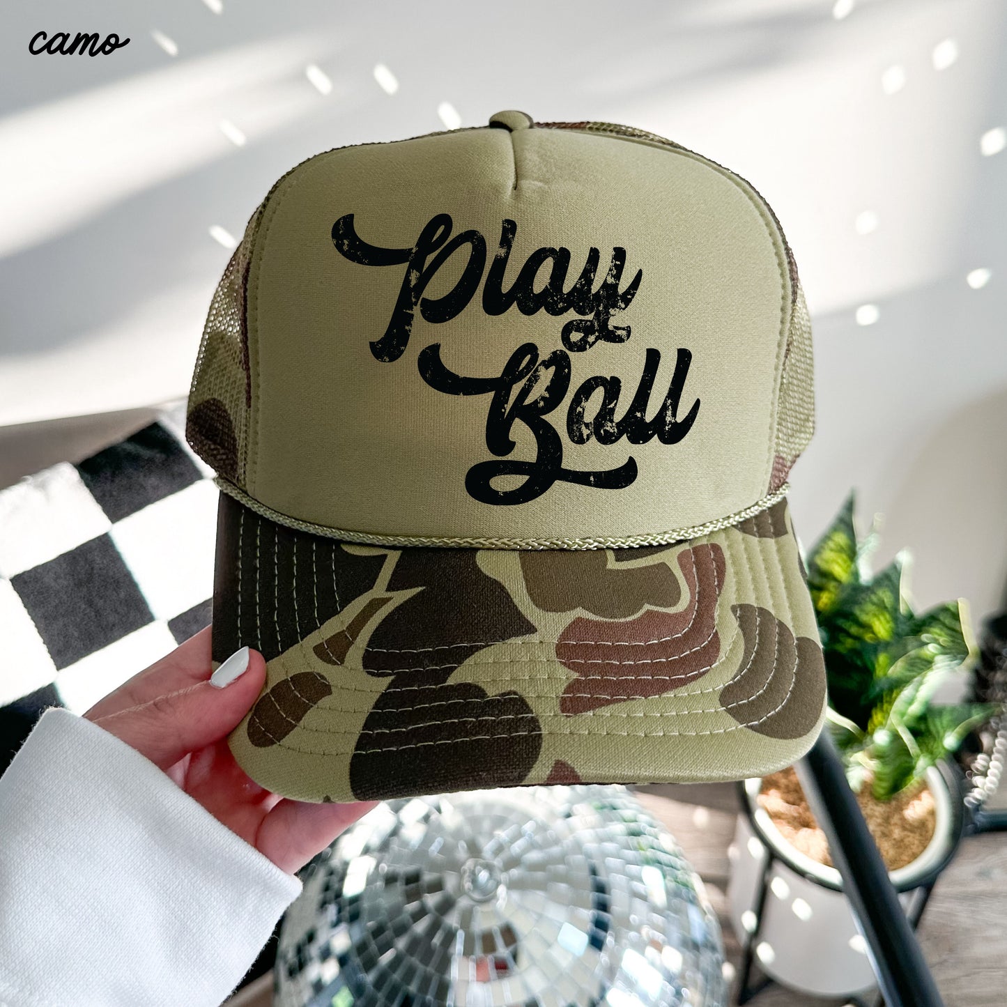 Play Ball Trucker Hat *12 Colors