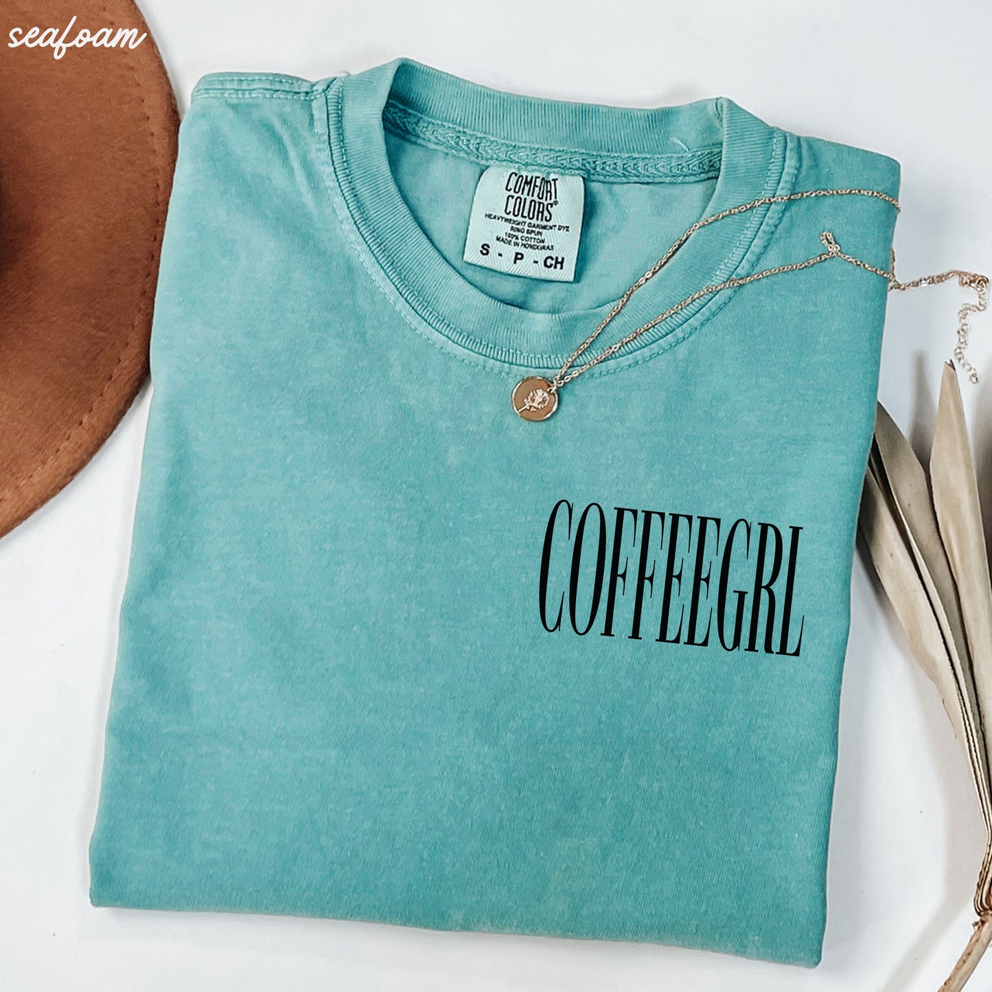 Coffeegrl Coffee Comfort Colors Tee *19 Colors (S-3X)