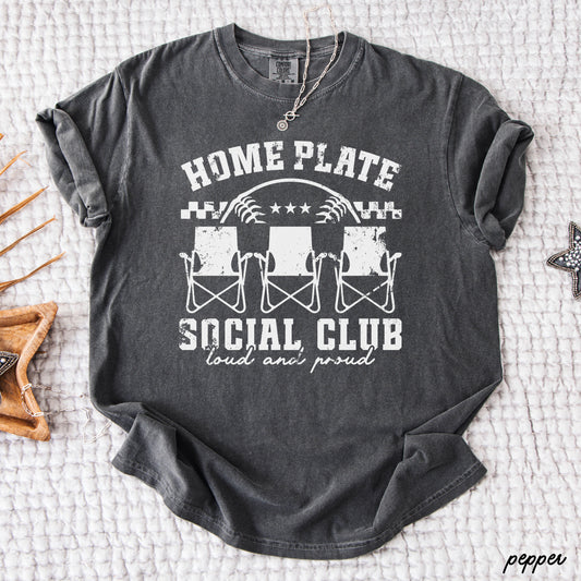 Home Plate Social Club Tee *22 Colors (S-3X)
