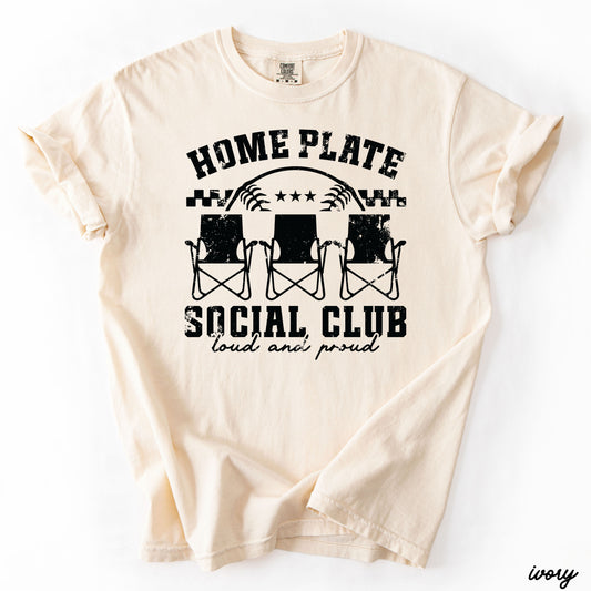 Home Plate Social Club Tee *22 Colors (S-3X)