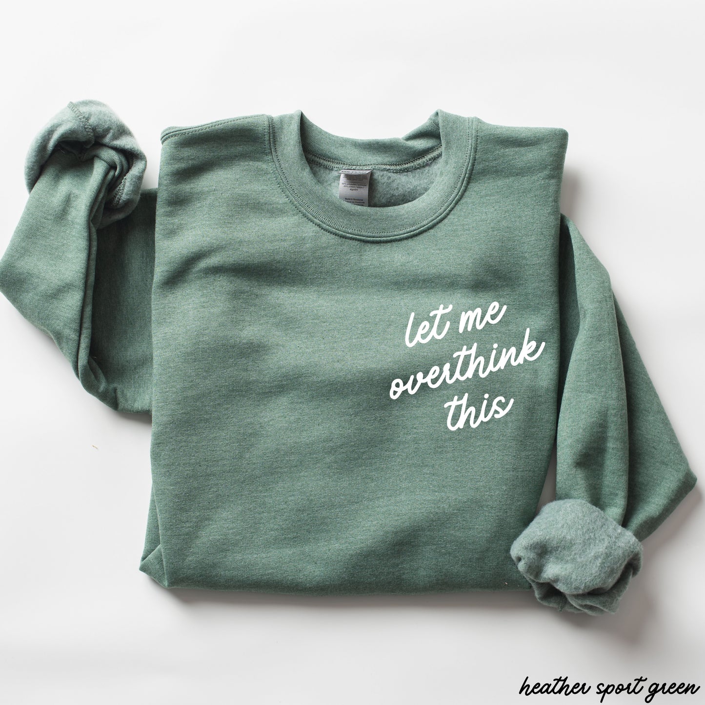 Let Me Overthink This Sweatshirt *9 Colors (S-3X)