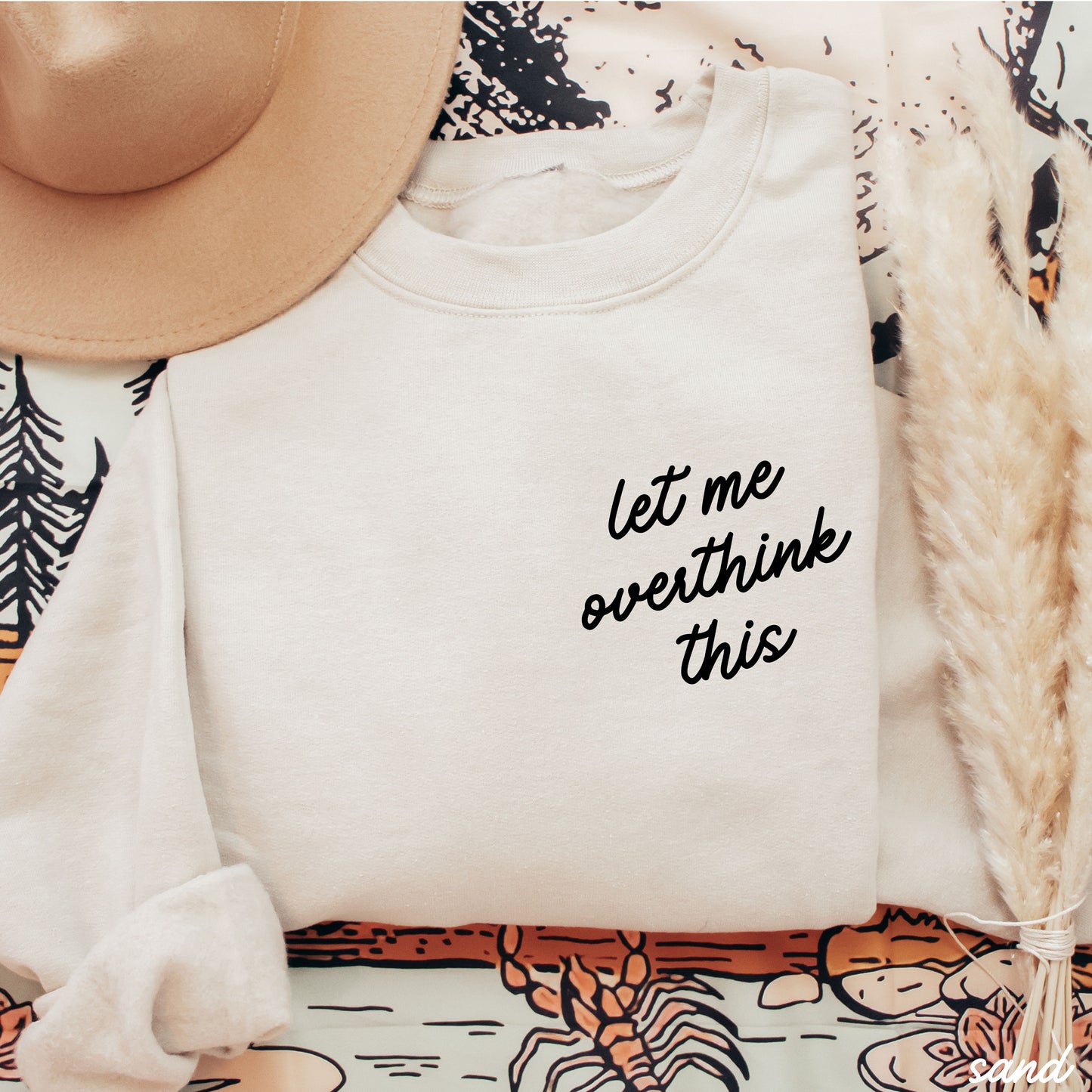 Let Me Overthink This Sweatshirt *9 Colors (S-3X)