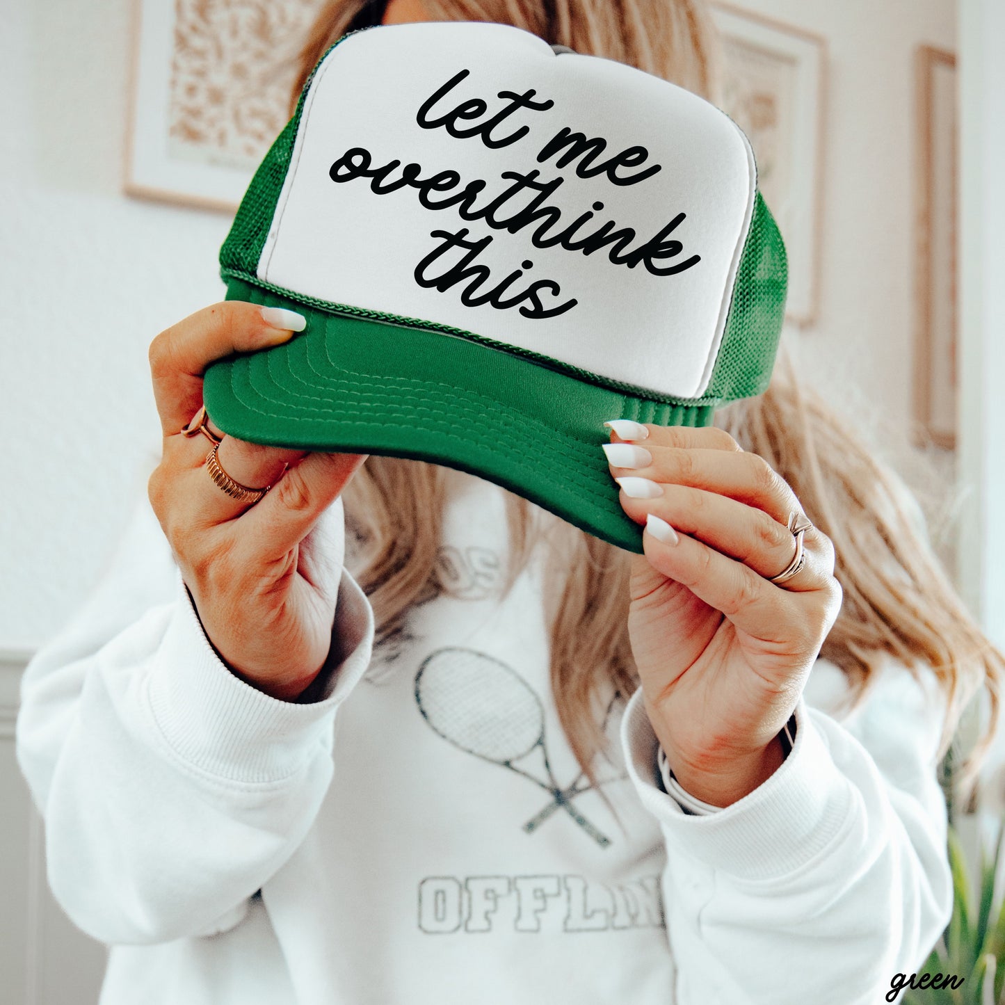 Let Me Overthink This Trucker Hat *12 Colors