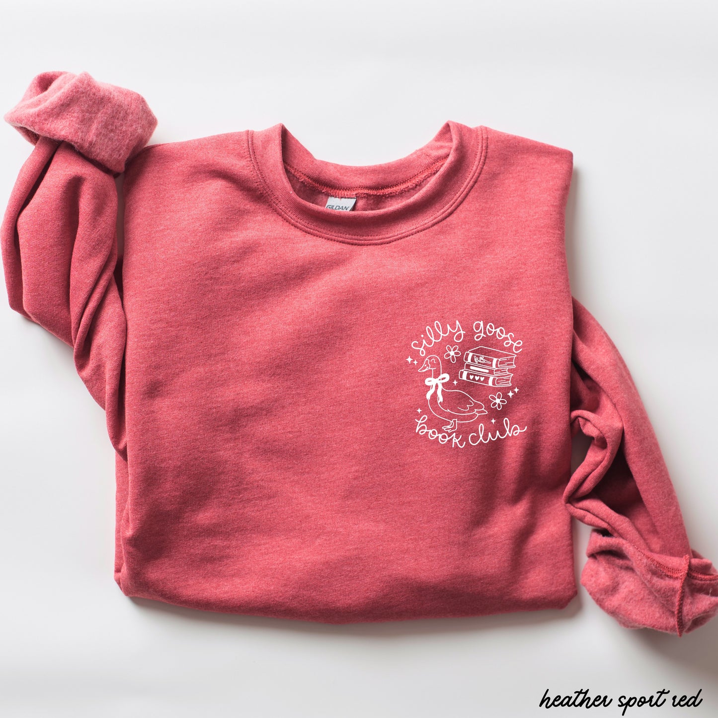 Silly Goose Book Club Pocket Sweatshirt *9 Colors (S-3X)
