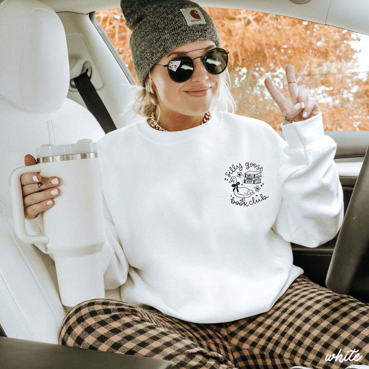 Silly Goose Book Club Pocket Sweatshirt *9 Colors (S-3X)