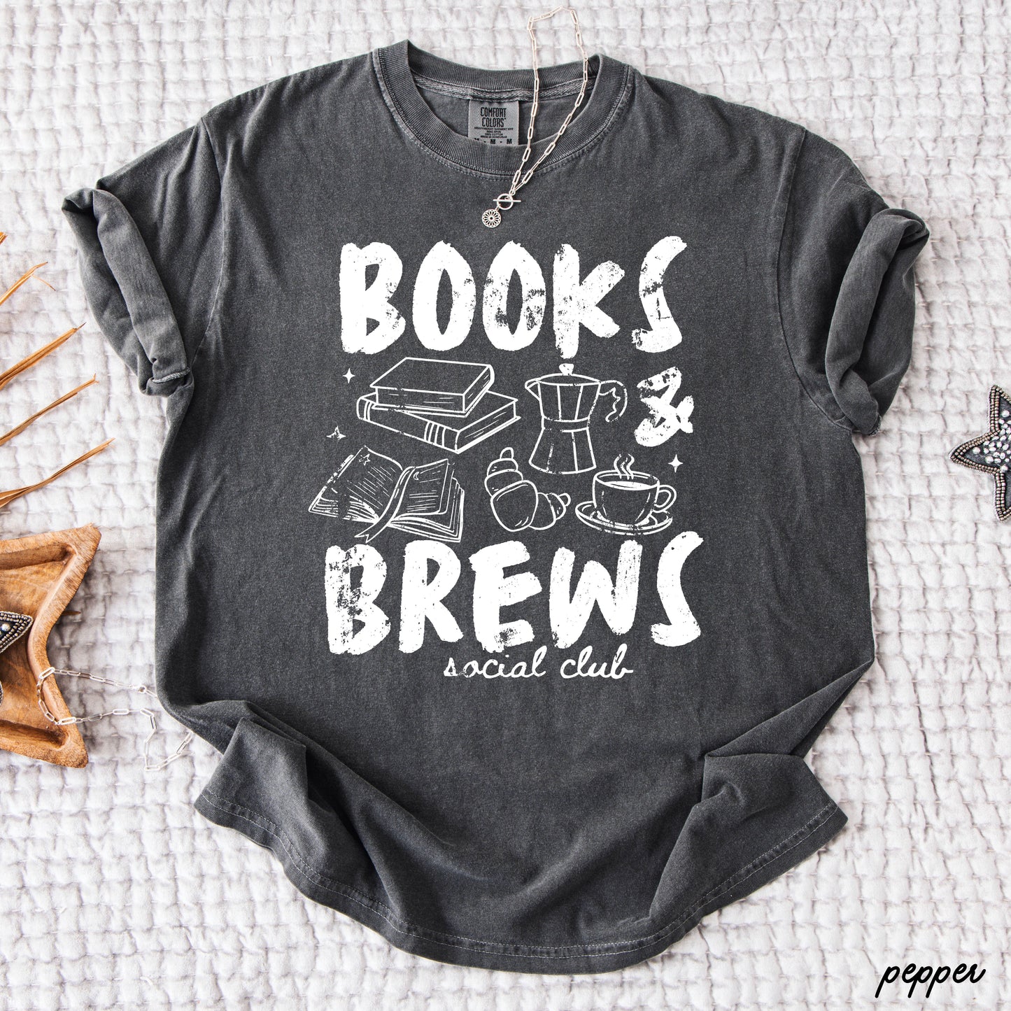 Books & Brews Tee *19 Colors (S-3X)