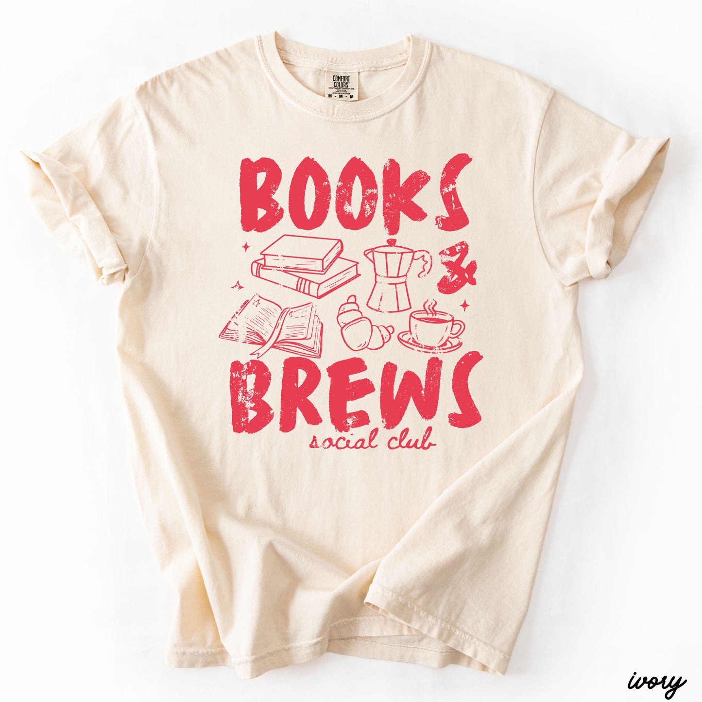 Books & Brews Tee *19 Colors (S-3X)