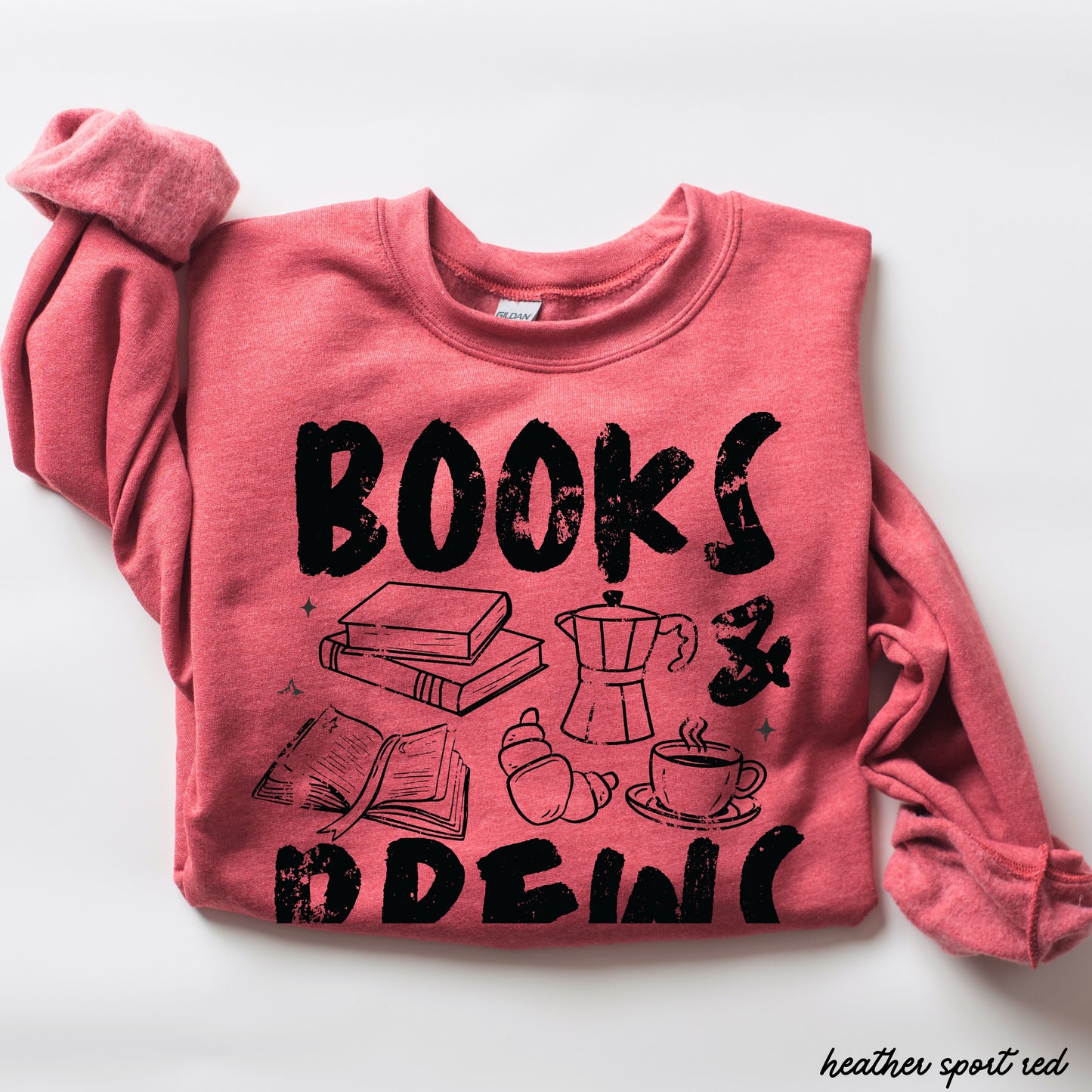 Books & Brews Sweatshirt *9 Colors (S-3X)