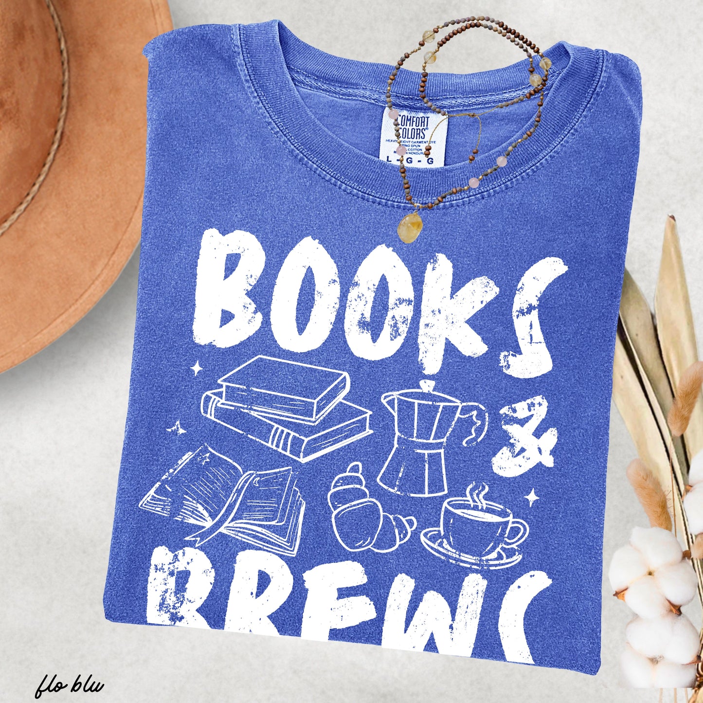 Books & Brews Tee *19 Colors (S-3X)