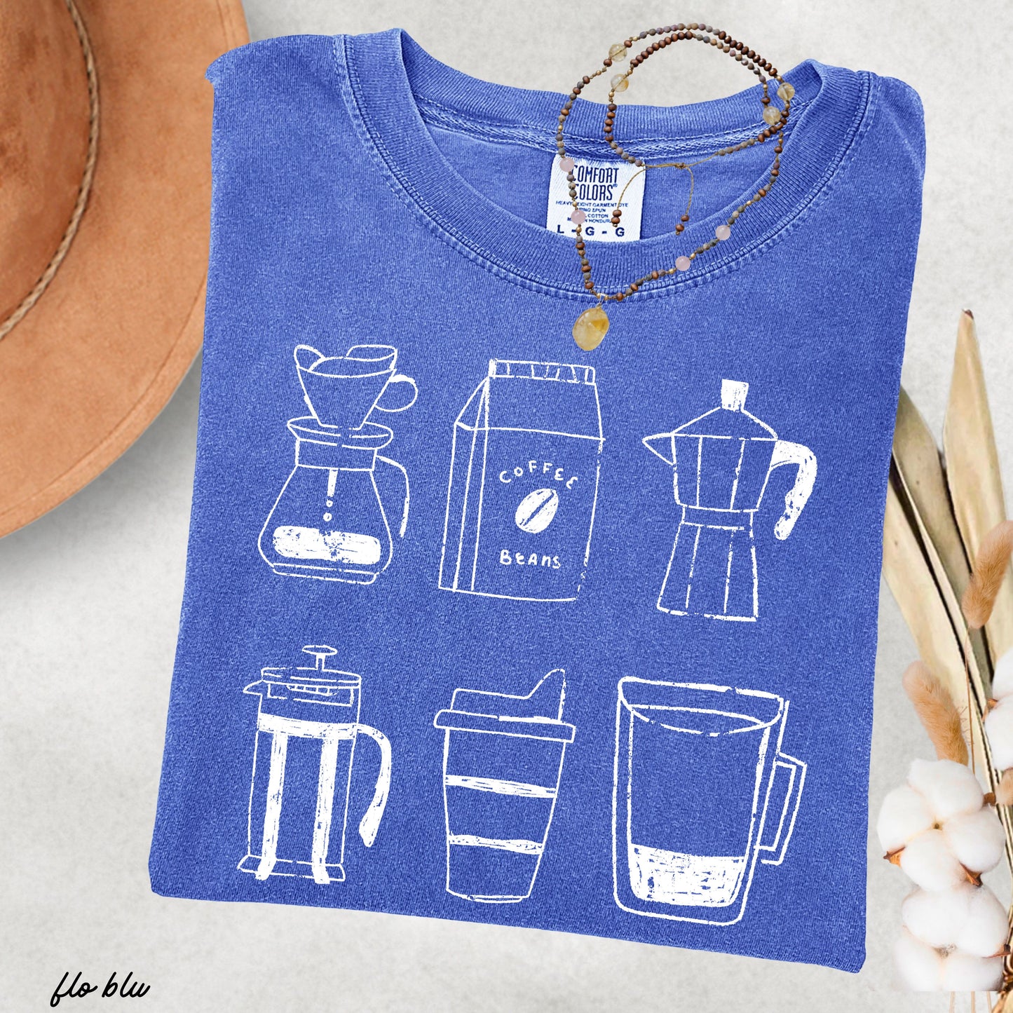 Coffee Beans Tee *18 Colors (S-3X)