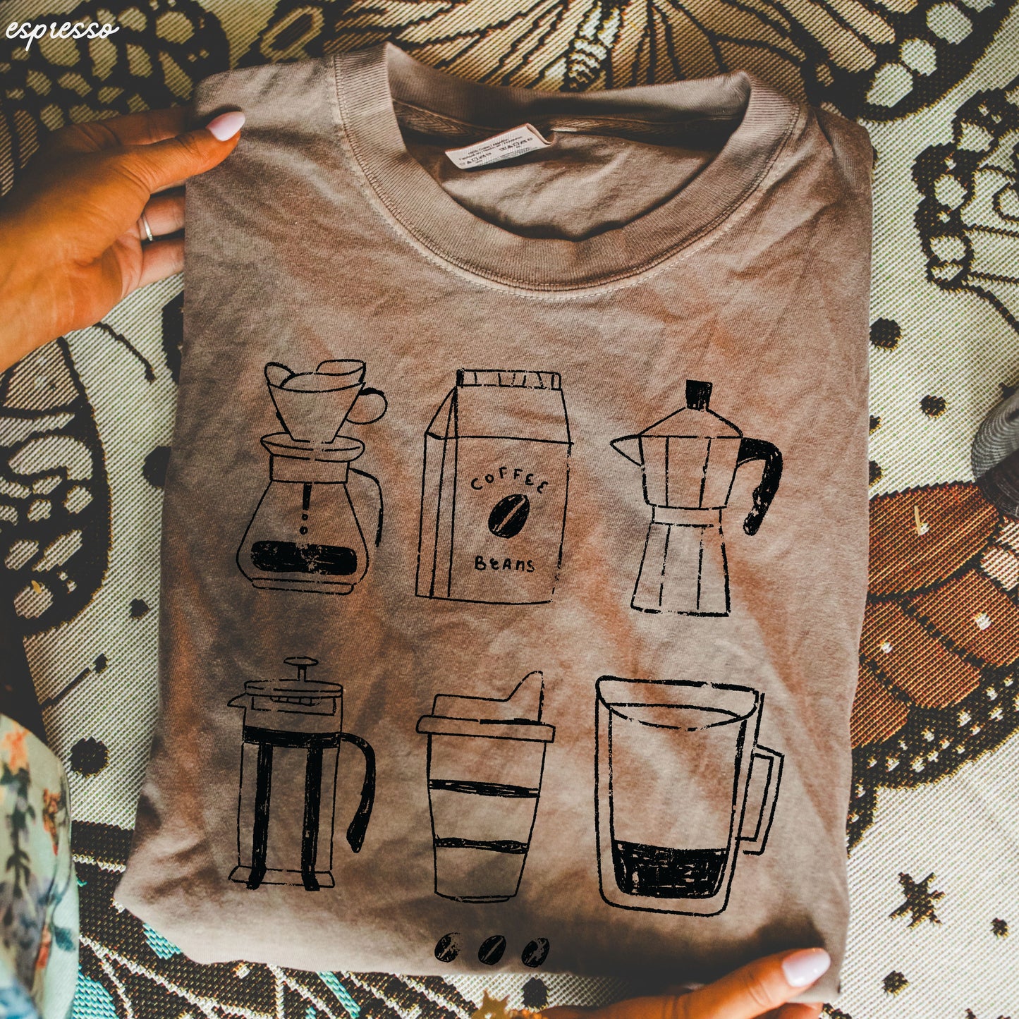 Coffee Beans Tee *18 Colors (S-3X)
