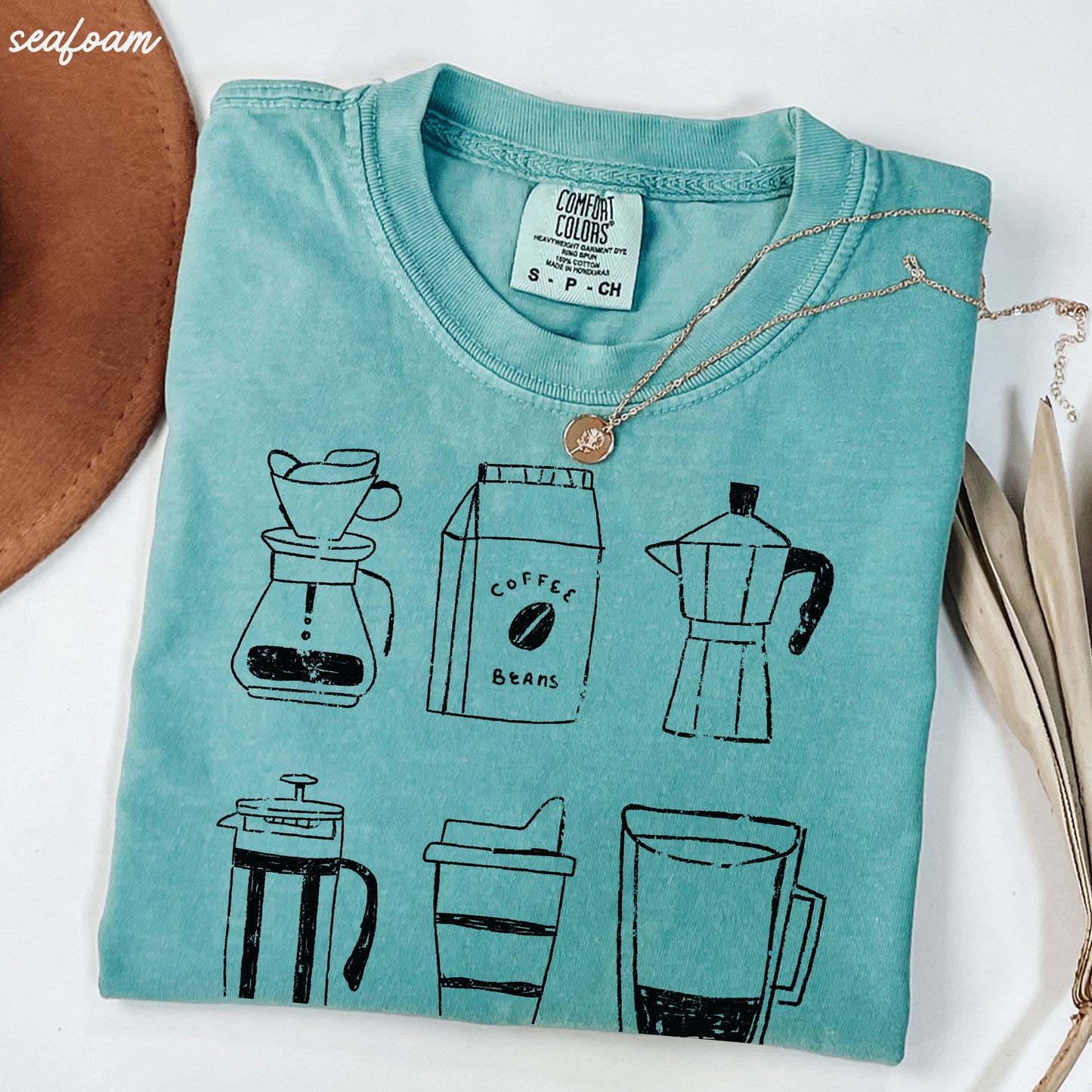 Coffee Beans Tee *18 Colors (S-3X)