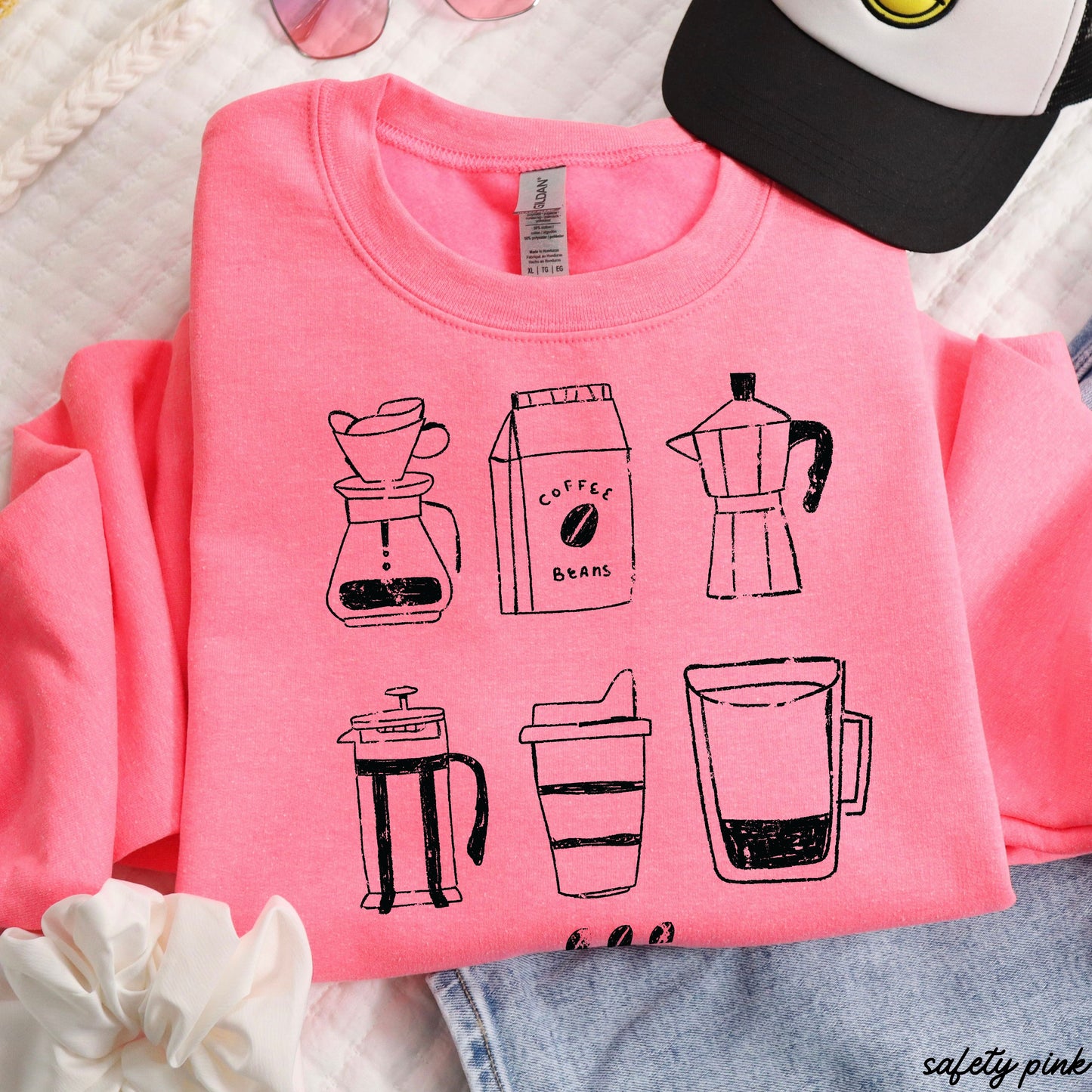 Coffee Beans Sweatshirt *7 Colors (S-3X)