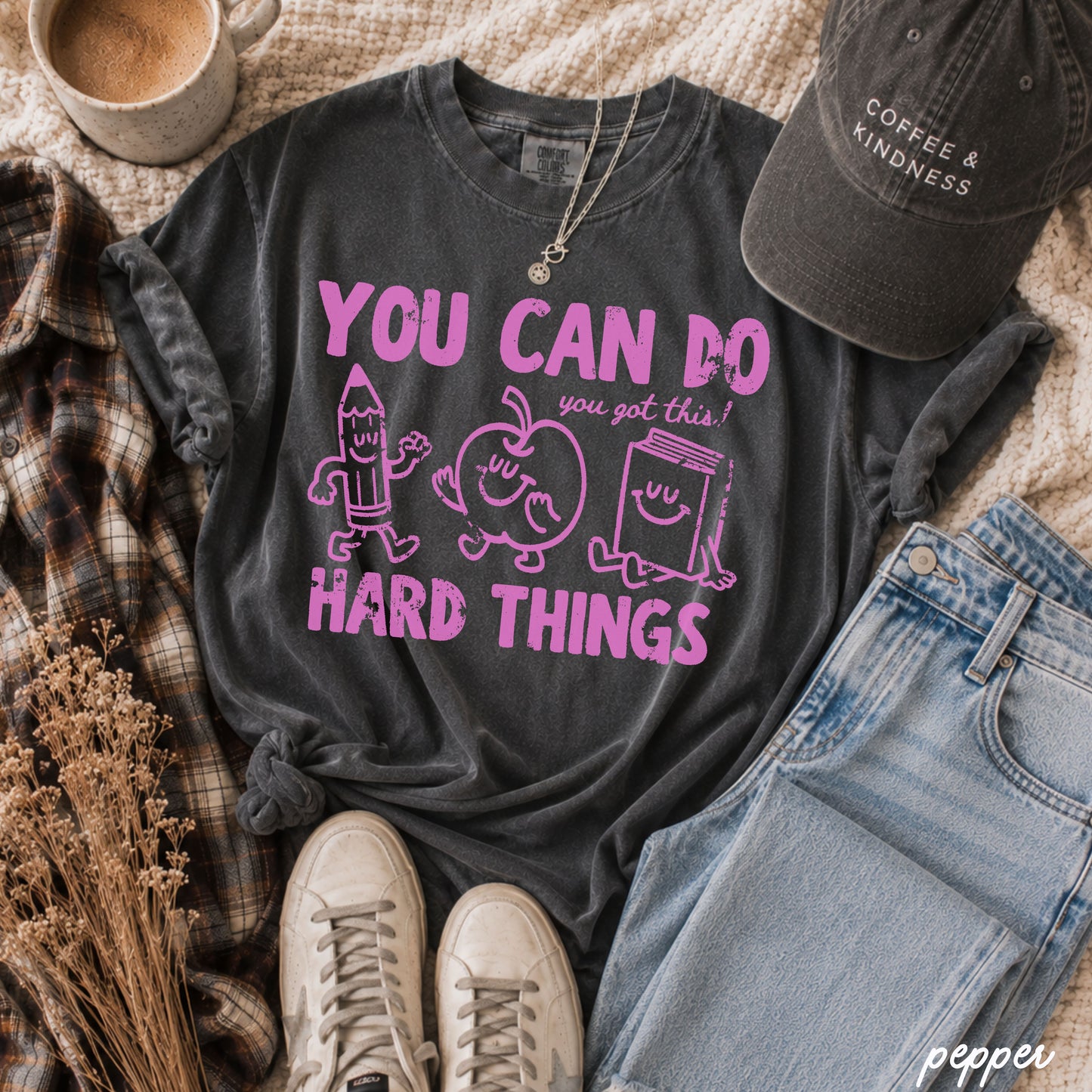 Do Hard Things Teacher Tee *18 Colors (S-3X)