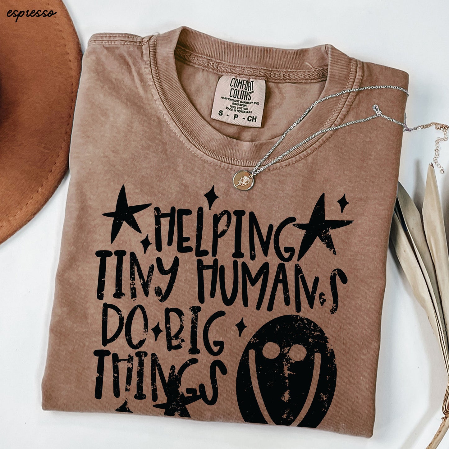 Helping Tiny Humans Teacher Tee *21 Colors (S-3X)