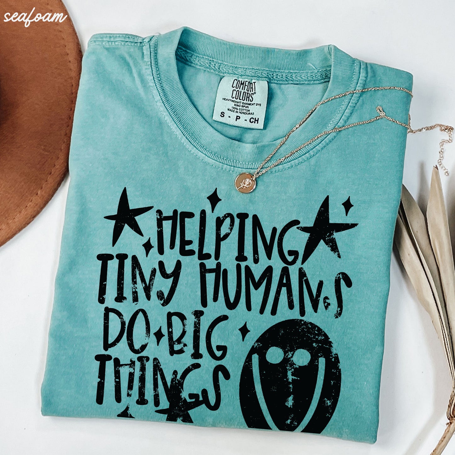 Helping Tiny Humans Teacher Tee *21 Colors (S-3X)