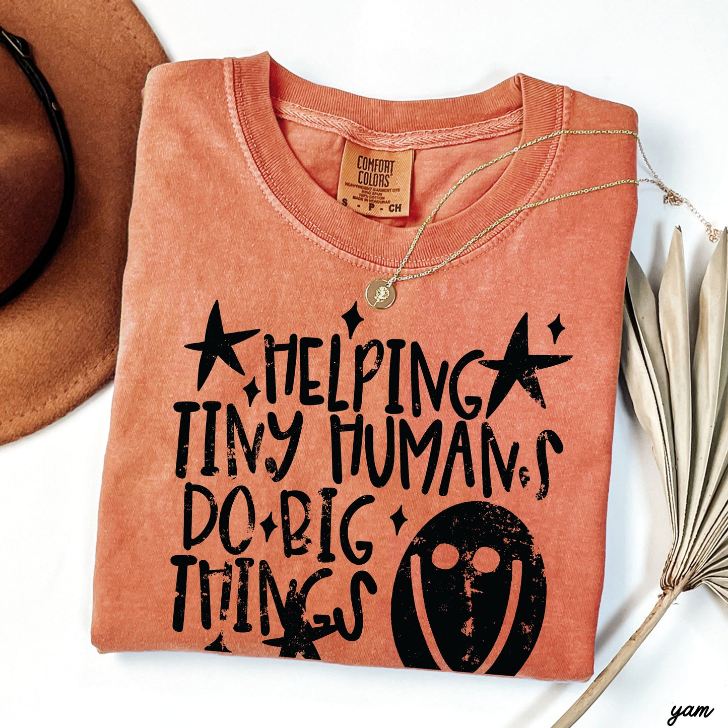 Helping Tiny Humans Teacher Tee *21 Colors (S-3X)