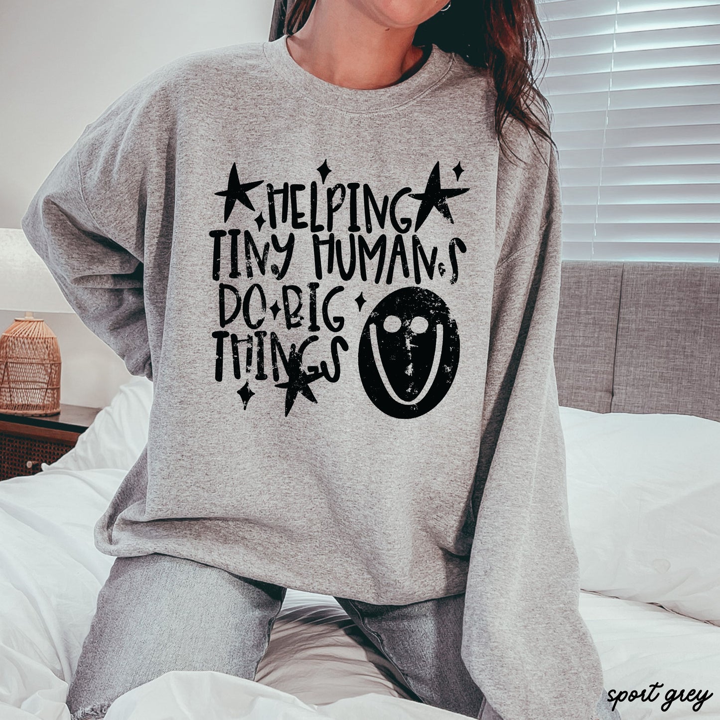 Helping Tiny Humans Teacher Sweatshirt *11 Colors (S-3X)