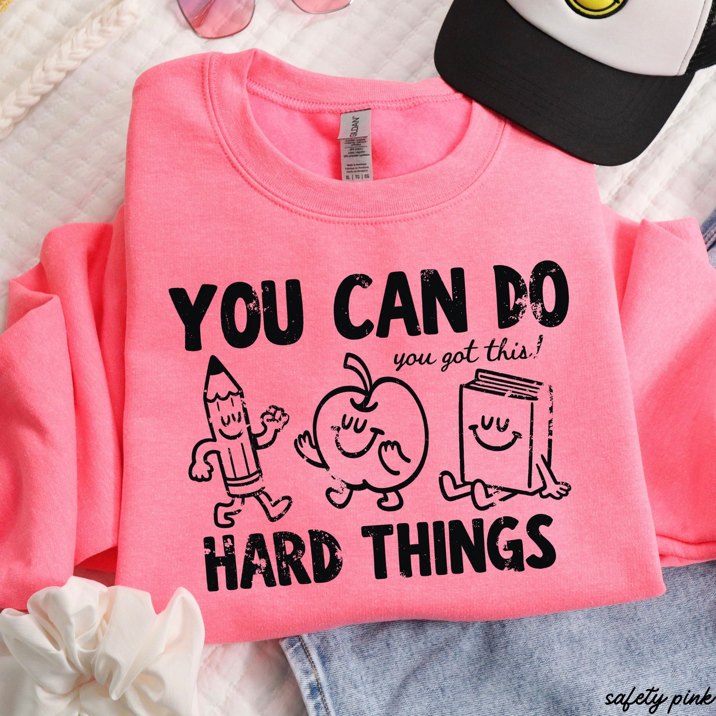 Do Hard Things Teacher Sweatshirt *10 Colors (S-3X)