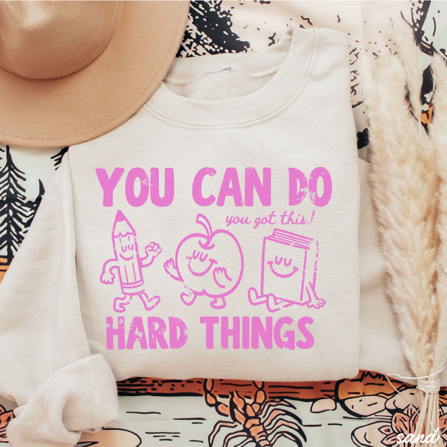 Do Hard Things Teacher Sweatshirt *10 Colors (S-3X)