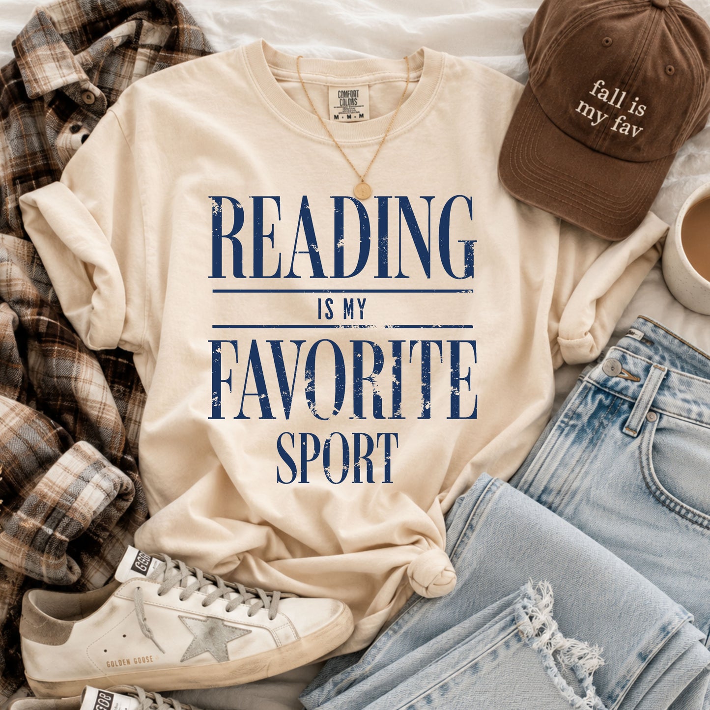 Reading Is My Favorite Sport Teacher Tee *21 Colors (S-3X)