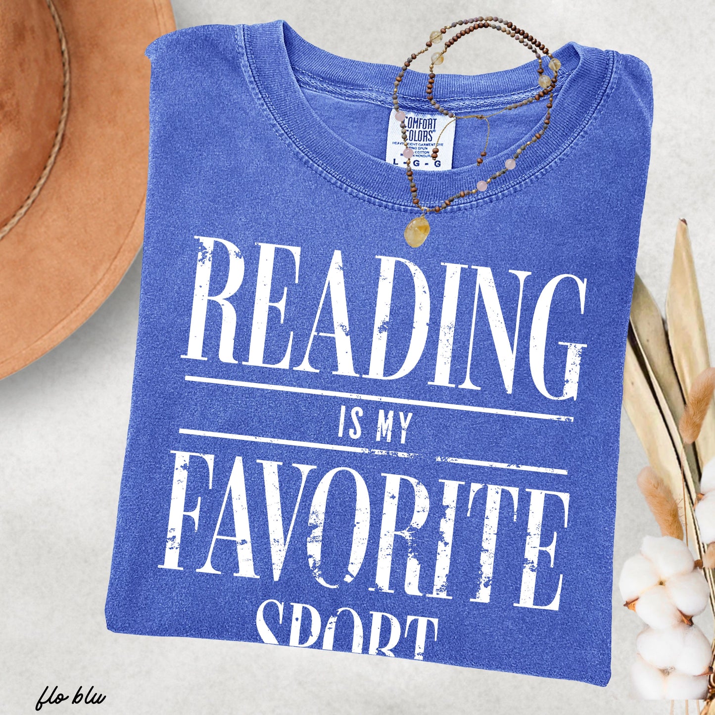 Reading Is My Favorite Sport Teacher Tee *21 Colors (S-3X)