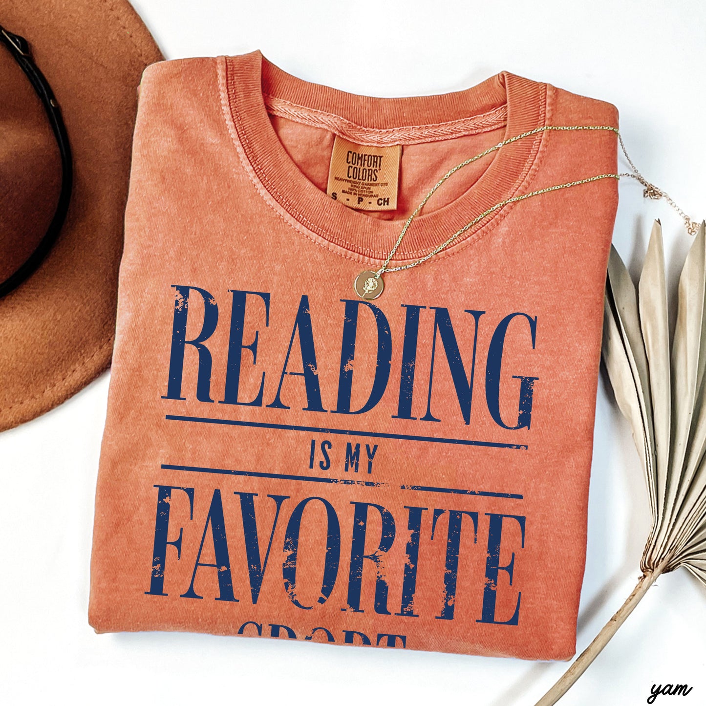Reading Is My Favorite Sport Teacher Tee *21 Colors (S-3X)