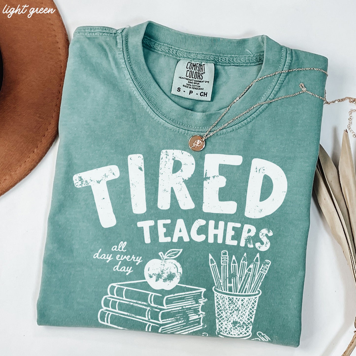 Tired Teacher Club Tee *21 Colors (S-3X)