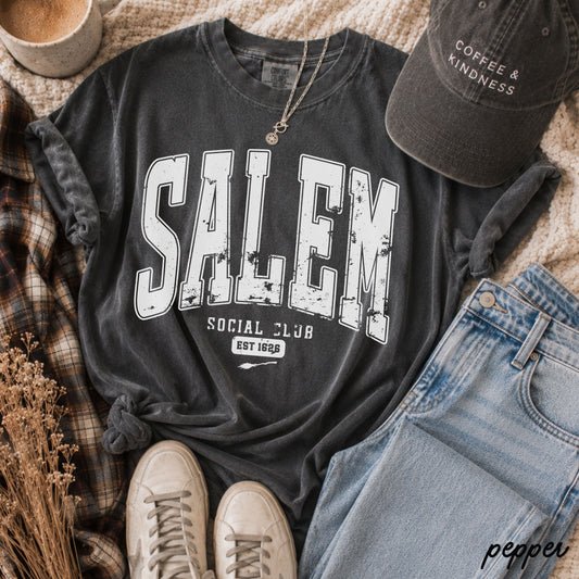 Salem Social Club Tee *15 Colors (S-3X)