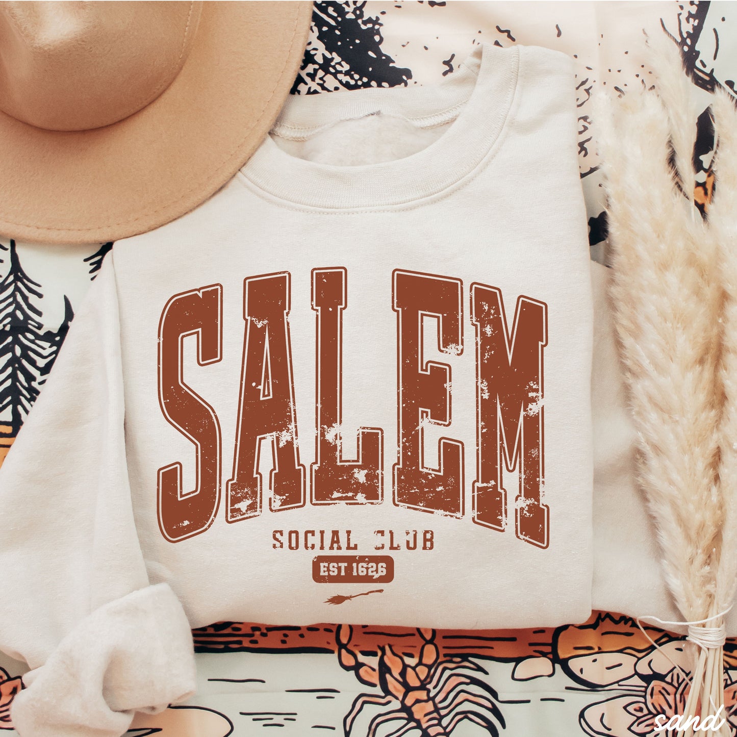 Salem Social Club Sweatshirt *8 Colors (S-3X)