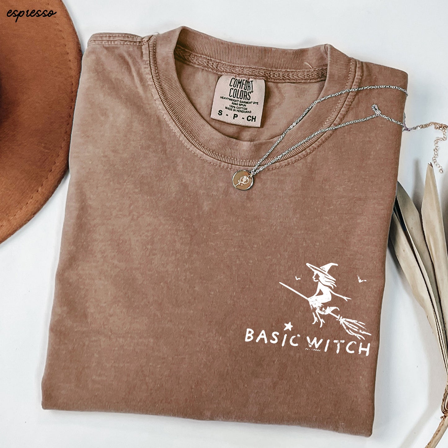 Pocket Basic Witch Tee *15 Colors (S-3X)