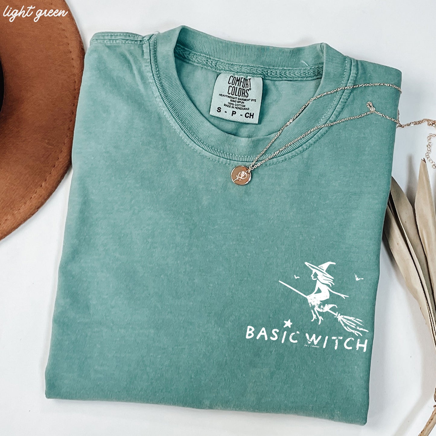 Pocket Basic Witch Tee *15 Colors (S-3X)