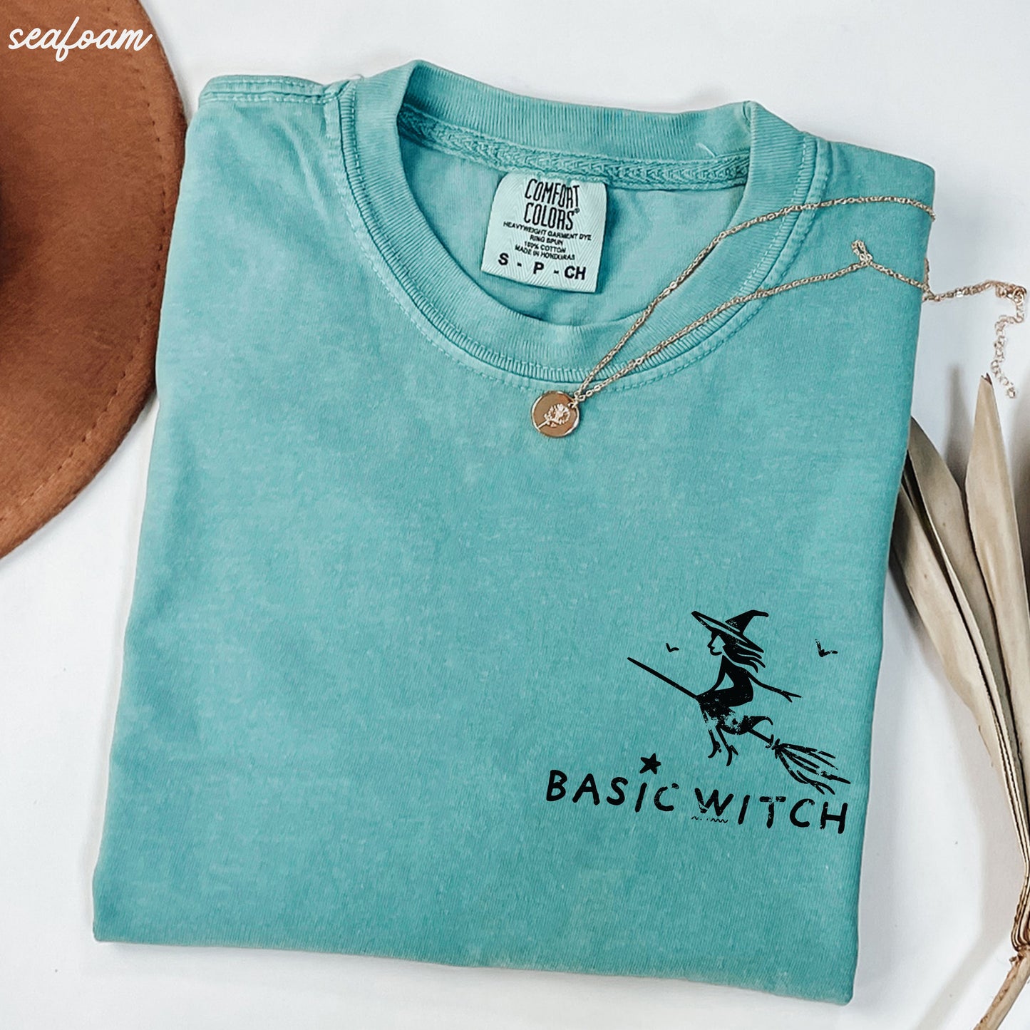Pocket Basic Witch Tee *15 Colors (S-3X)