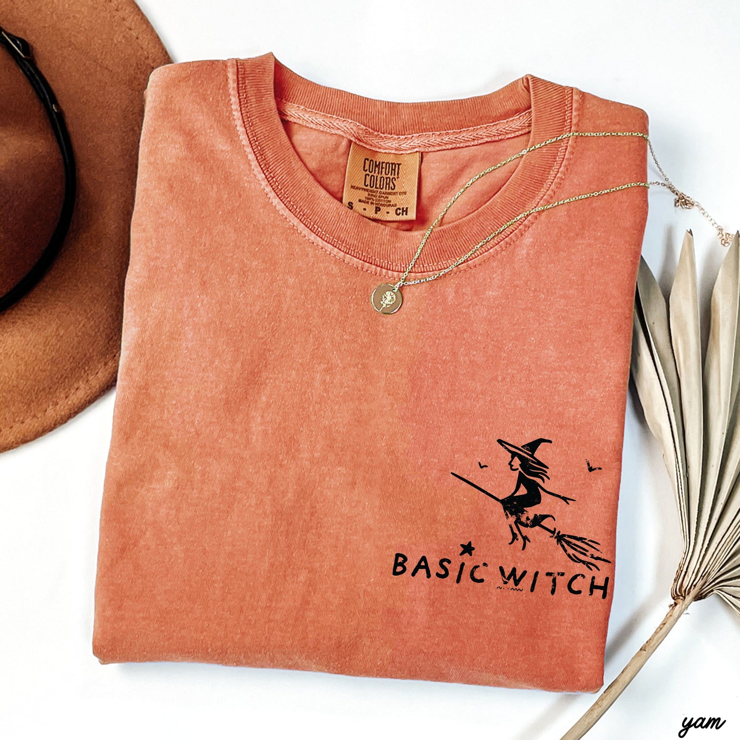 Pocket Basic Witch Tee *15 Colors (S-3X)