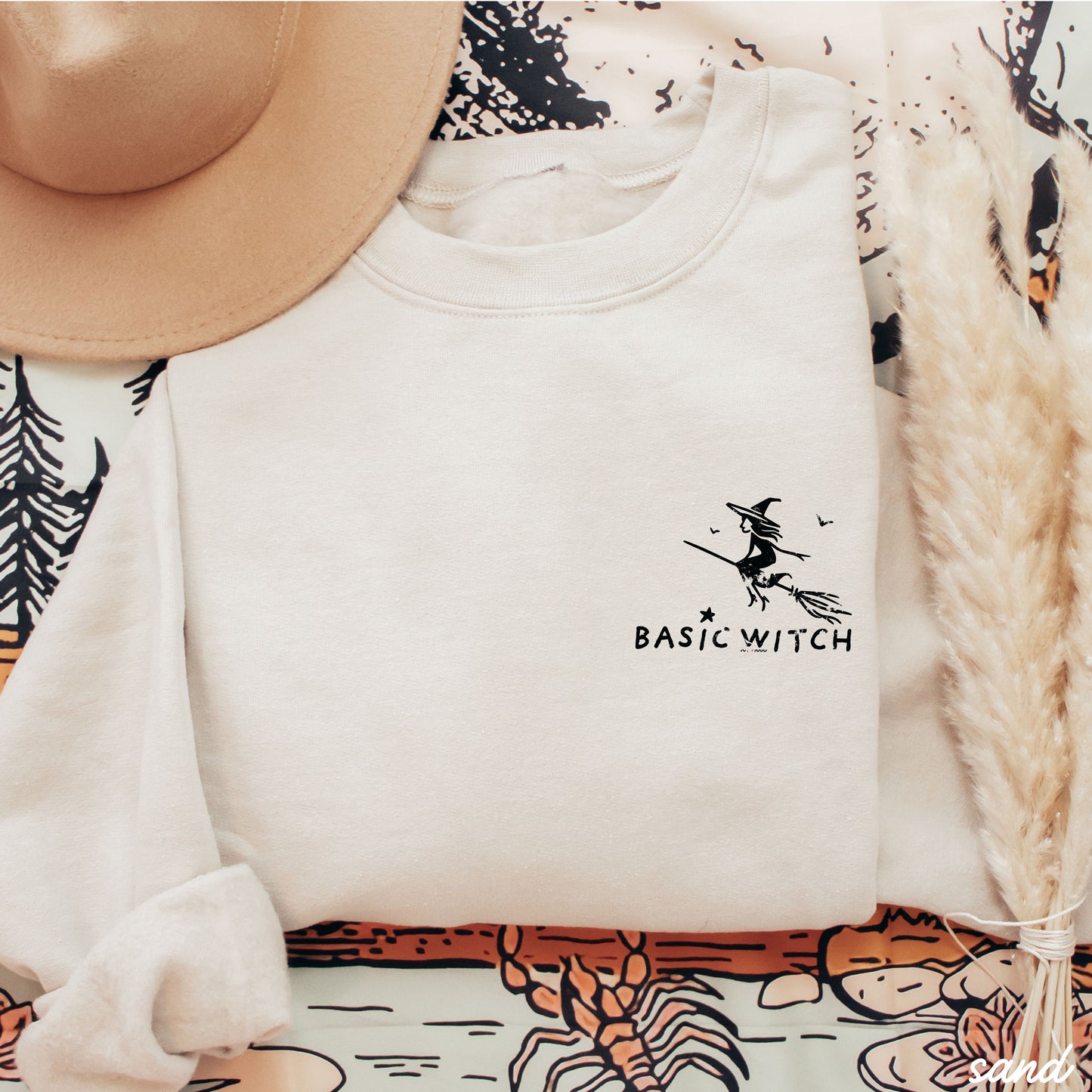 Pocket Basic Witch Sweatshirt *8 Colors (S-3X)
