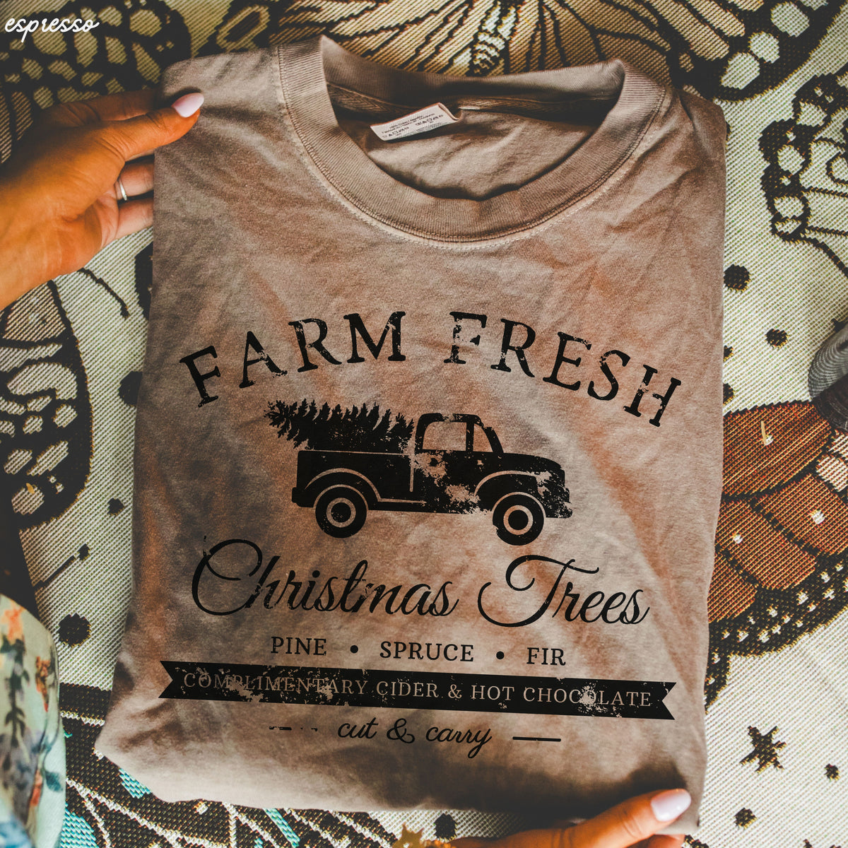 Farm Fresh Christmas Trees Tee *10 Colors (S-3X)