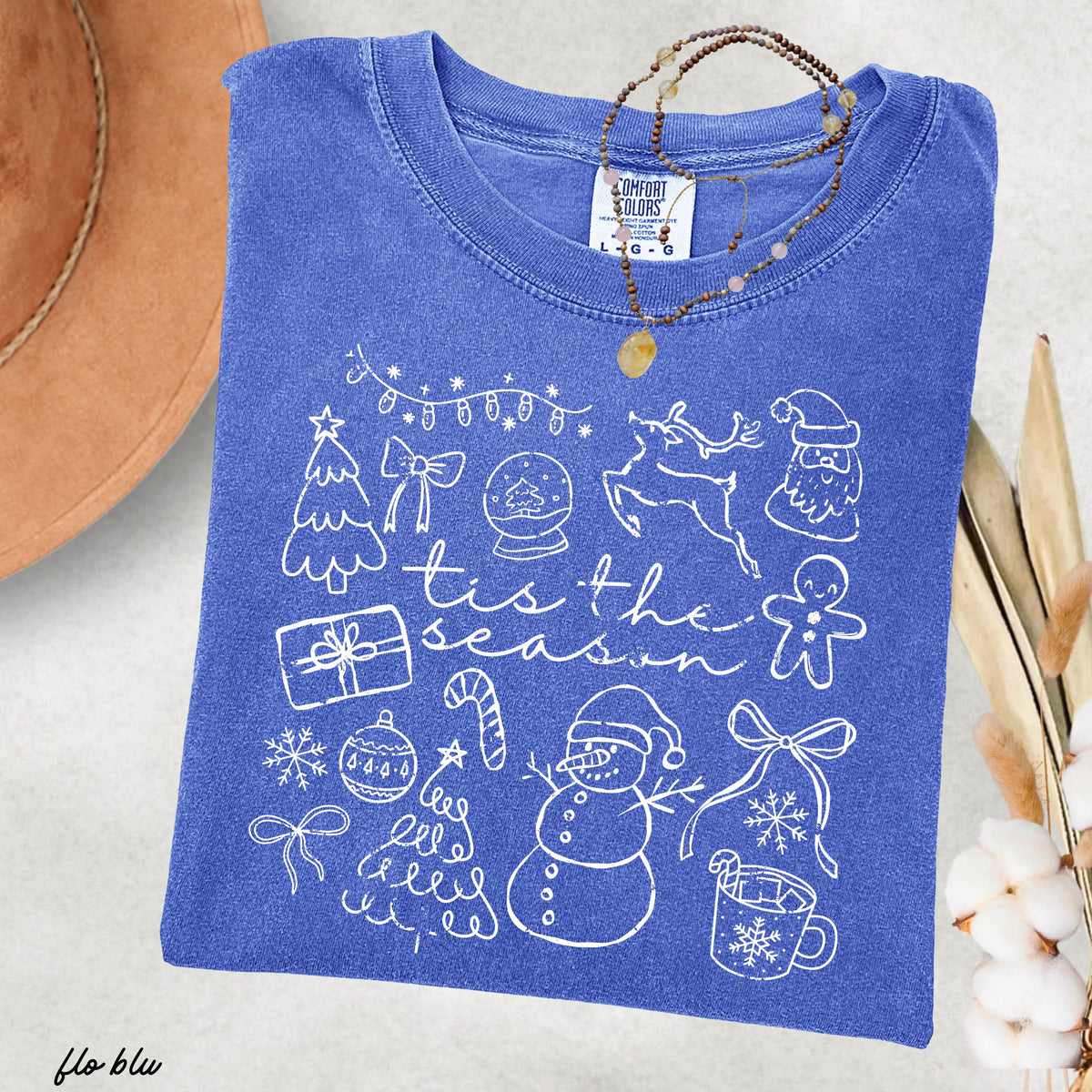Tis the Season Doodle Tee *10 Colors (S-3X)